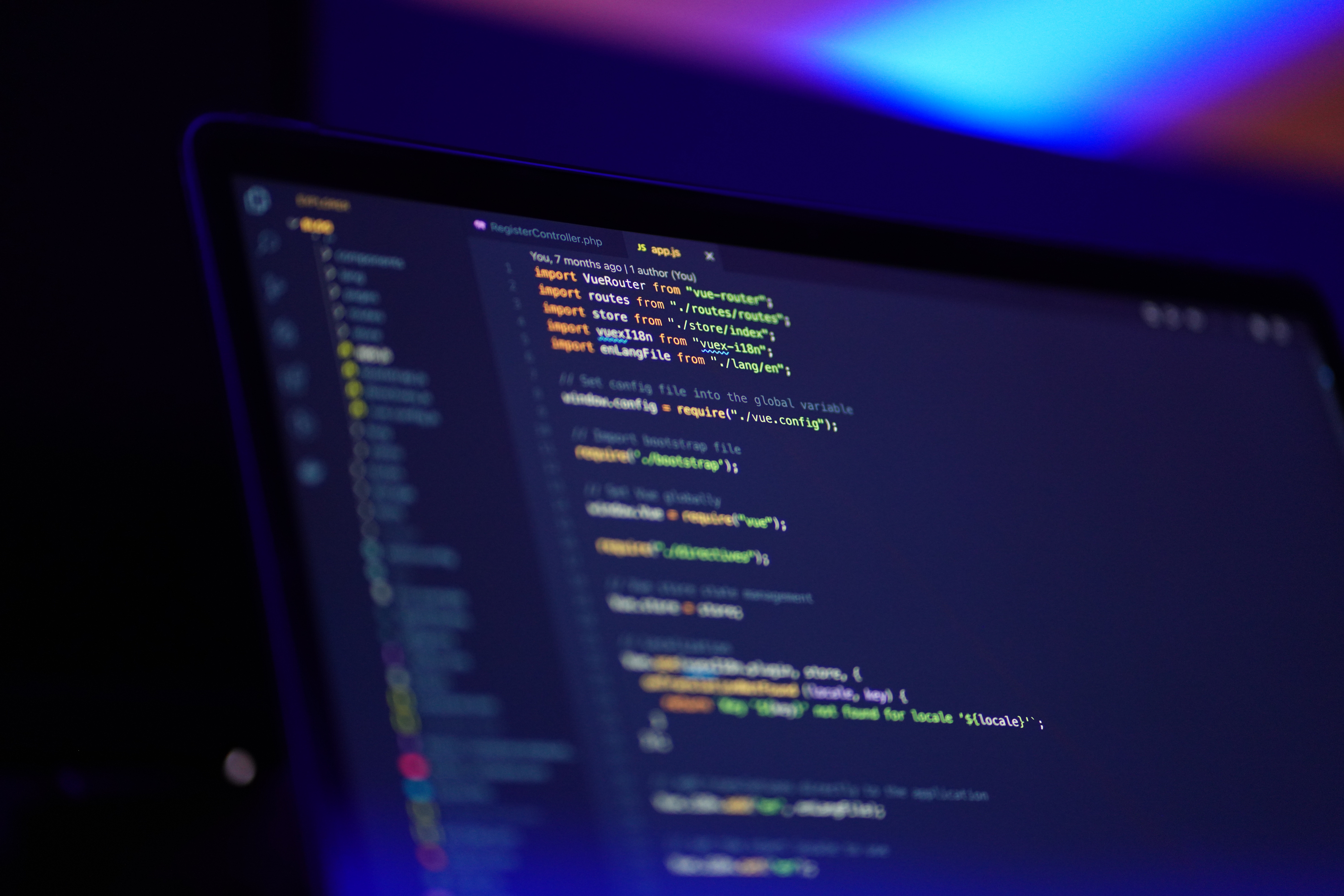 Coding Stock Image
